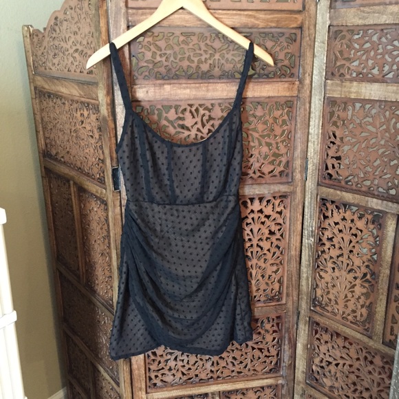 MAJORELLE Dresses & Skirts - NEW By The Way Black Mesh Sheer Dress